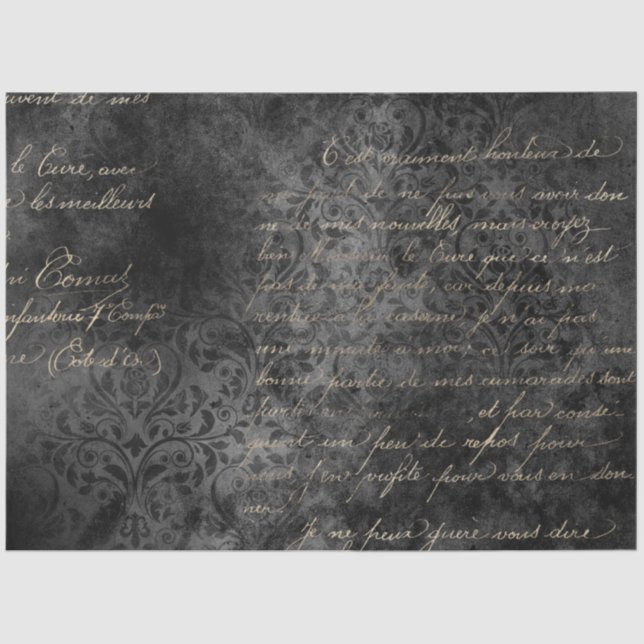 Papier Mousseline Dorian Gris Series Design 17 (Recto)