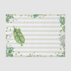 Papier Mousseline Douce Pois Verte Baby Shower Fantaisiste à Points