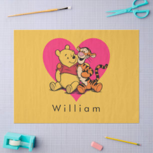 Papier Mousseline Doux Winnie l'ourson et Tigger