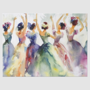Papier Mousseline Douze Jours de Noël : Danses Dames (B),