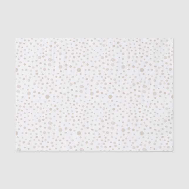 Papier Mousseline Dove Confetti Aquarelle Points Papier Tissu (Recto)
