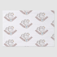 Dove Cross Religieux Baptême Christening