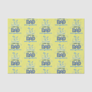 Papier Mousseline Dr. Seuss   Je t'aime papa partout