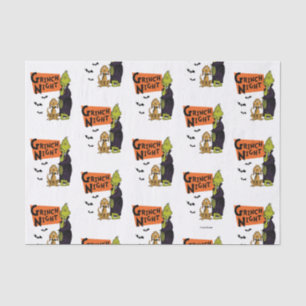 Papier Mousseline Dr. Seuss Nuit Grinch Halloween Graphique