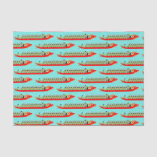 Papier Mousseline Dragon Boat Racing