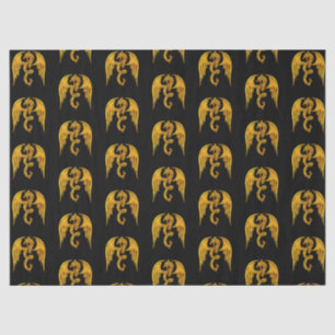Papier Mousseline Dragon de Gold et Black Mythical