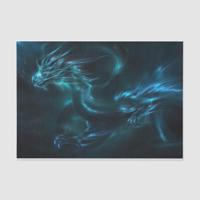Papier Mousseline Dragon mystique (Recto)