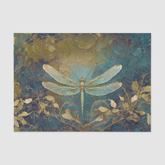 Papier Mousseline Dragonfly éblouissante, Gossamer Wings (Recto)