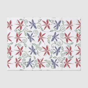 Papier Mousseline Dragonfly Gardens