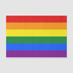 Papier Mousseline Drapeau arc-en-ciel (LGBT)