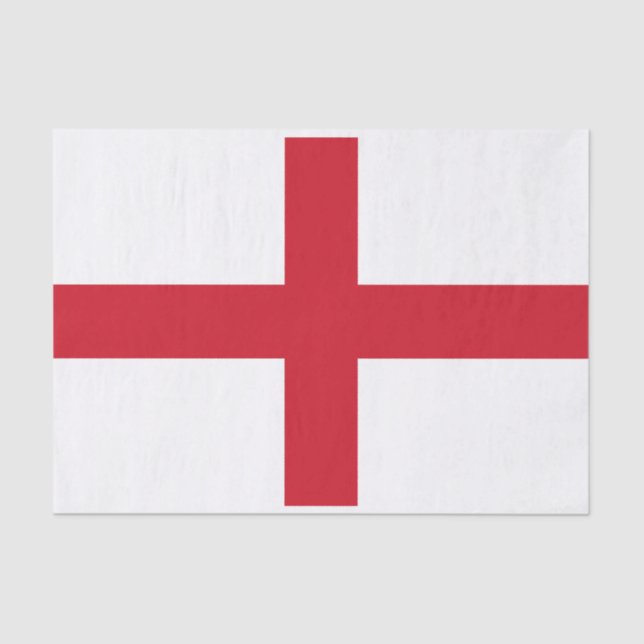 Papier Mousseline Drapeau d'Angleterre (Recto)
