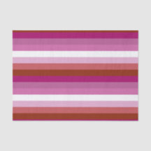 Drapeau de fierté lesbienne horizontale