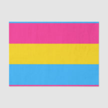 Drapeau de fierté pansexuelle horizontal