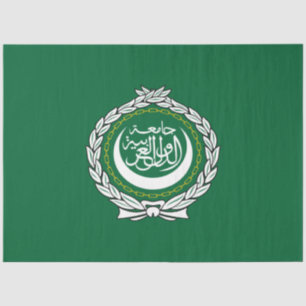 Papier Mousseline Drapeau de la Ligue arabe