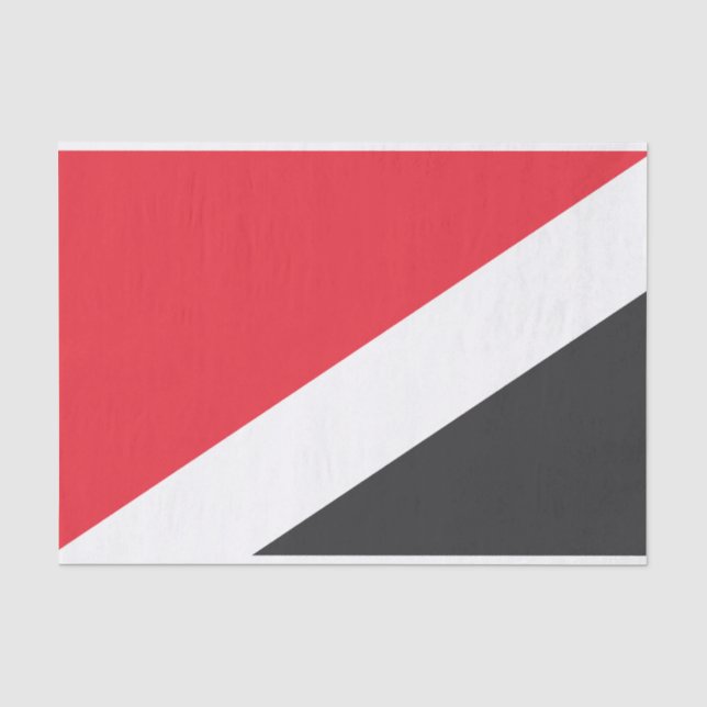 Papier Mousseline Drapeau de la Principauté de Sealand (Recto)