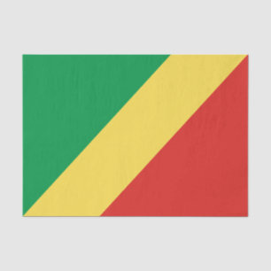 Papier Mousseline Drapeau de la République du Congo