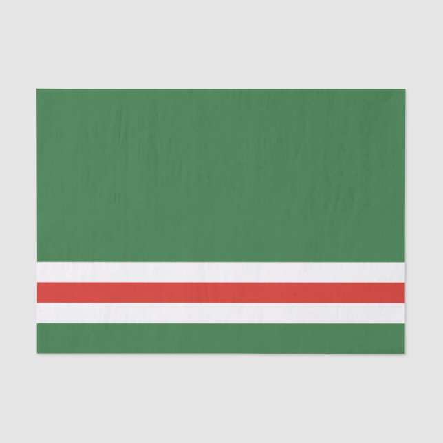 Papier Mousseline Drapeau de la République tchétchène d'Ichkeria (Recto)