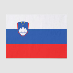 Papier Mousseline Drapeau de la Slovénie