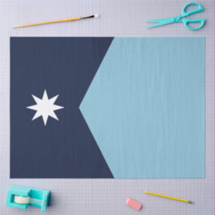Papier Mousseline Drapeau de l'État rebelle du Minnesota