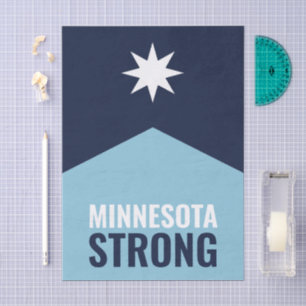 Papier Mousseline Drapeau de l'État rebelle du Minnesota