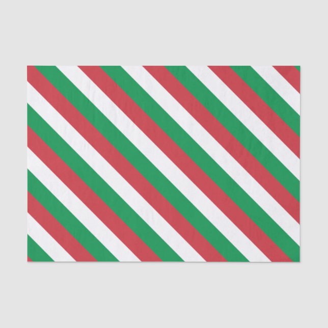 Papier Mousseline Drapeau de l'Italie (Recto)
