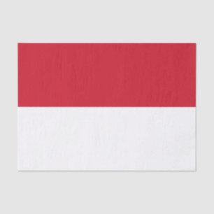 Papier Mousseline Drapeau de Monaco