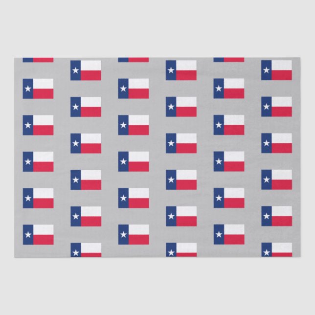 Papier Mousseline Drapeau d'état du Texas, (Recto)