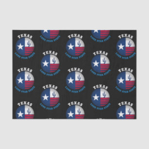 PAPIER MOUSSELINE DRAPEAU D'ÉTAT TEXAS LONE STAR