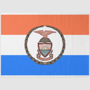 Papier Mousseline Drapeau du Bronx (arrondissement de New York)