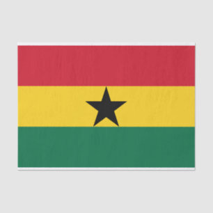 Papier Mousseline Drapeau du Ghana
