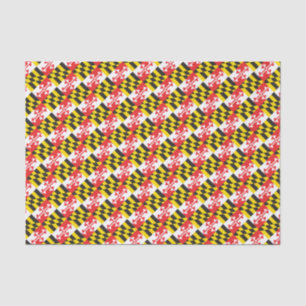 Papier Mousseline Drapeau du Maryland