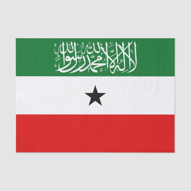 Papier Mousseline Drapeau du Somaliland (Recto)