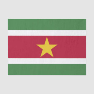 Papier Mousseline Drapeau du Suriname