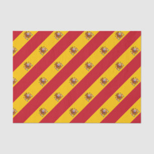 Papier Mousseline Drapeau Espagne - Bandera de Espana