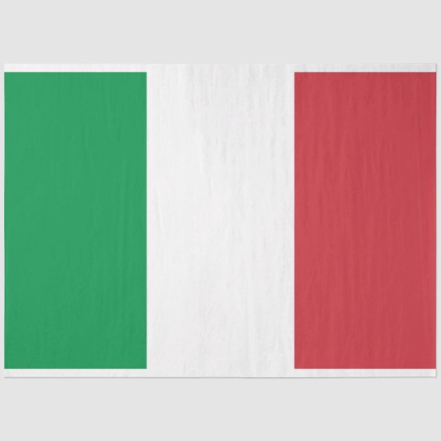 Papier Mousseline Drapeau italien (Italie) (Recto)