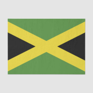 Papier Mousseline Drapeau jamaïcain