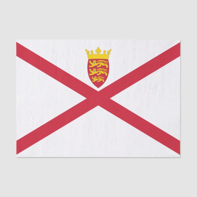 Papier Mousseline Drapeau Jersey (Recto)