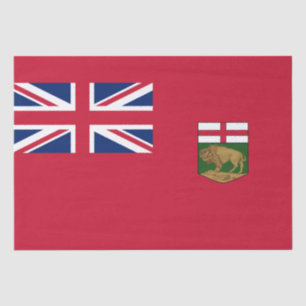 Papier Mousseline Drapeau Manitoba