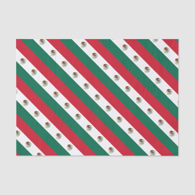 Papier Mousseline Drapeau mexicain de Bandera de México (Recto)