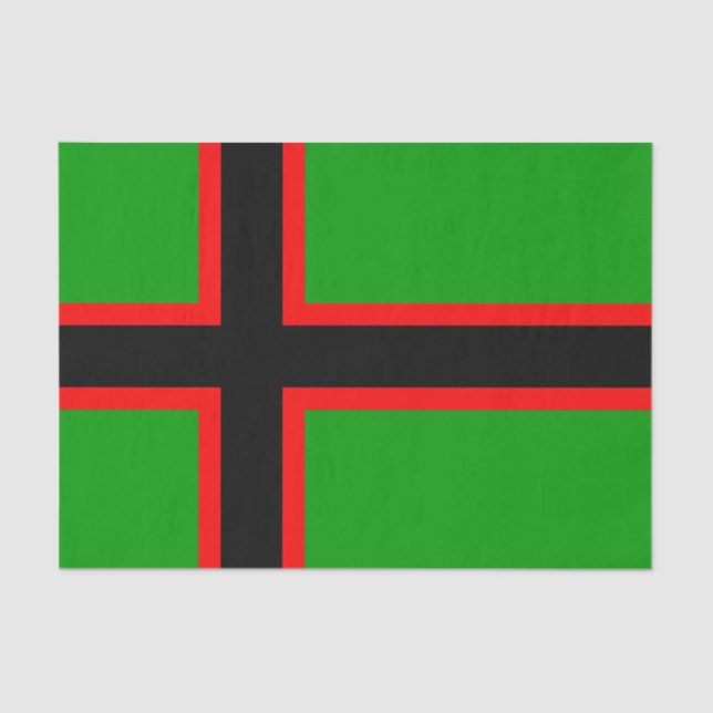 Papier Mousseline Drapeau national de Karelia (Recto)