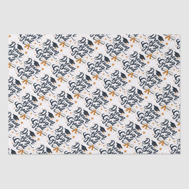 Papier Mousseline Dream Big Grad (Recto)