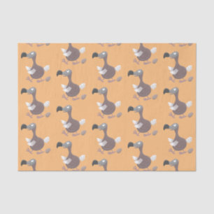 Papier Mousseline Drôle dessin animé d'oiseau de dodo