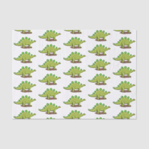 Papier Mousseline Drôle stegosaurus dinosaure dessin animé