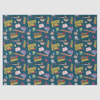 Papier Mousseline Dungeon Crawler Carl Wrapping Paper Blue