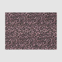 Dusty Rose et Black Leopard Poster de animal