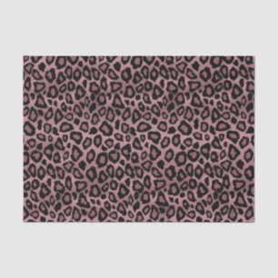 Papier Mousseline Dusty Rose et Black Leopard Poster de animal