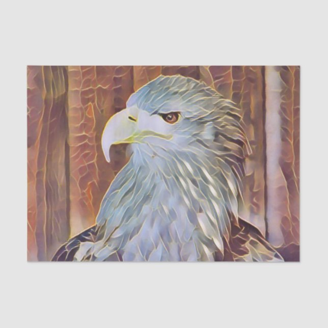 PAPIER MOUSSELINE EAGLE DE MER (Recto)