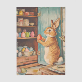 Papier Mousseline Easter Bunny and the Egg Cupboard