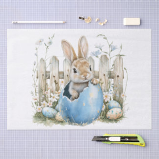 Papier Mousseline Easter Spring Bunny