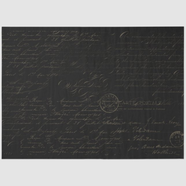 Papier Mousseline Écriture manuscrite écriture manuscrite Éphémère D (Recto)